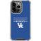 University of Kentucky Wildcats iPhone 15 Pro Clear Case